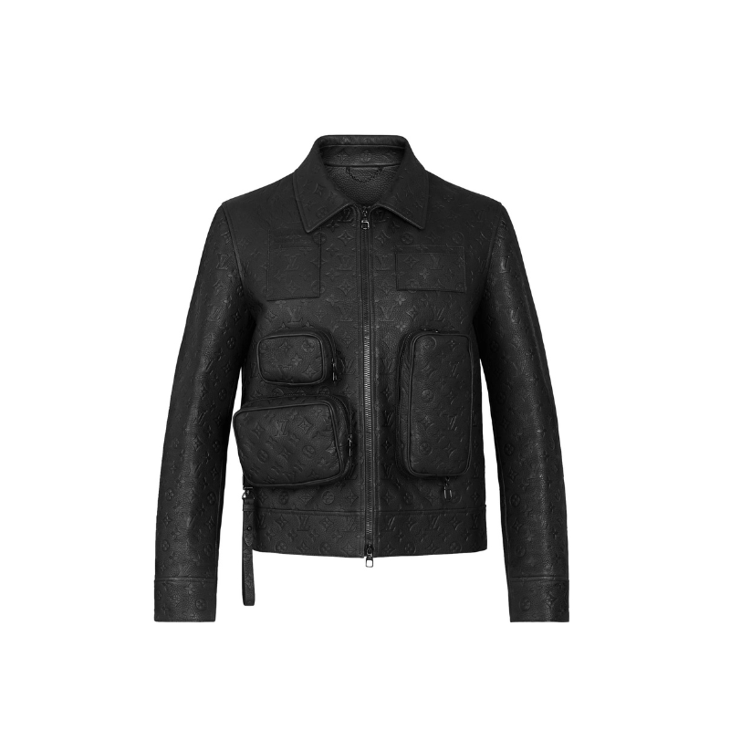 Jacket Monogram Embossed Black | Louis Vuitton