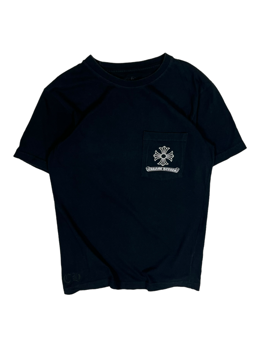 Chrome Hearts Black Old English Dagger Logo Tee