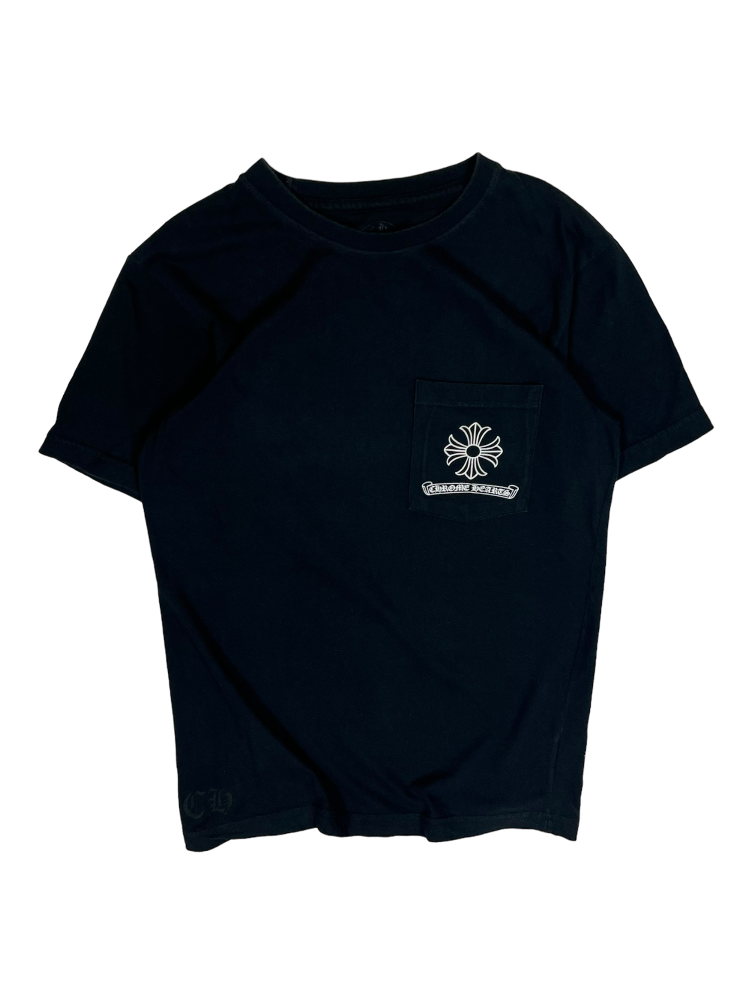 Chrome Hearts Black Old English Dagger Logo Tee