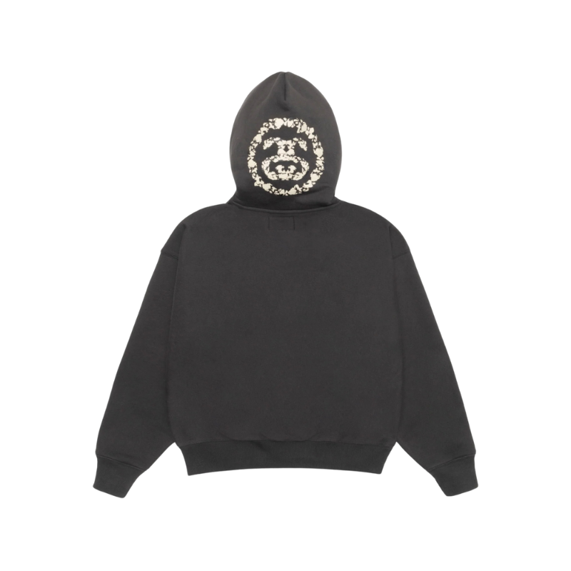 Hoodie Graphic Hoodie Black | Denim Tears x Stussy