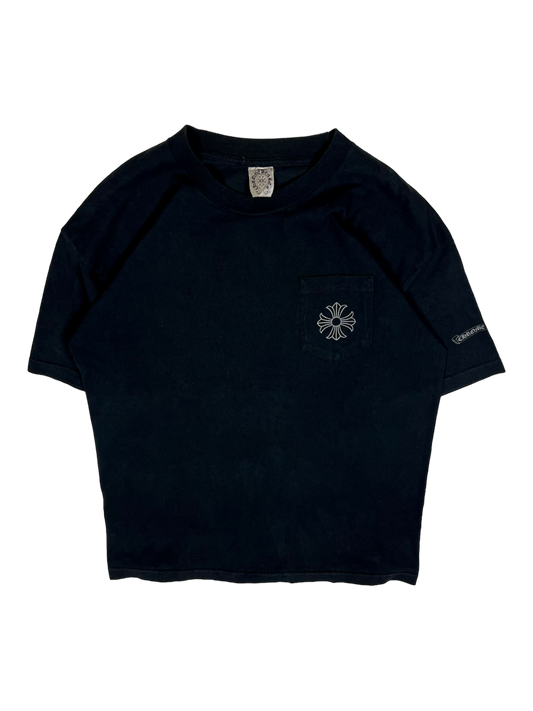 Chrome Hearts Black Malibu Cross Logo Tee