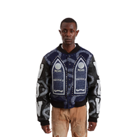 Leather Jacket Hardware Cathedral Blue | WhoDecidesWar