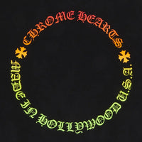 T-shirt Gradient Logo 'Black/Multicolor' | Chrome Hearts
