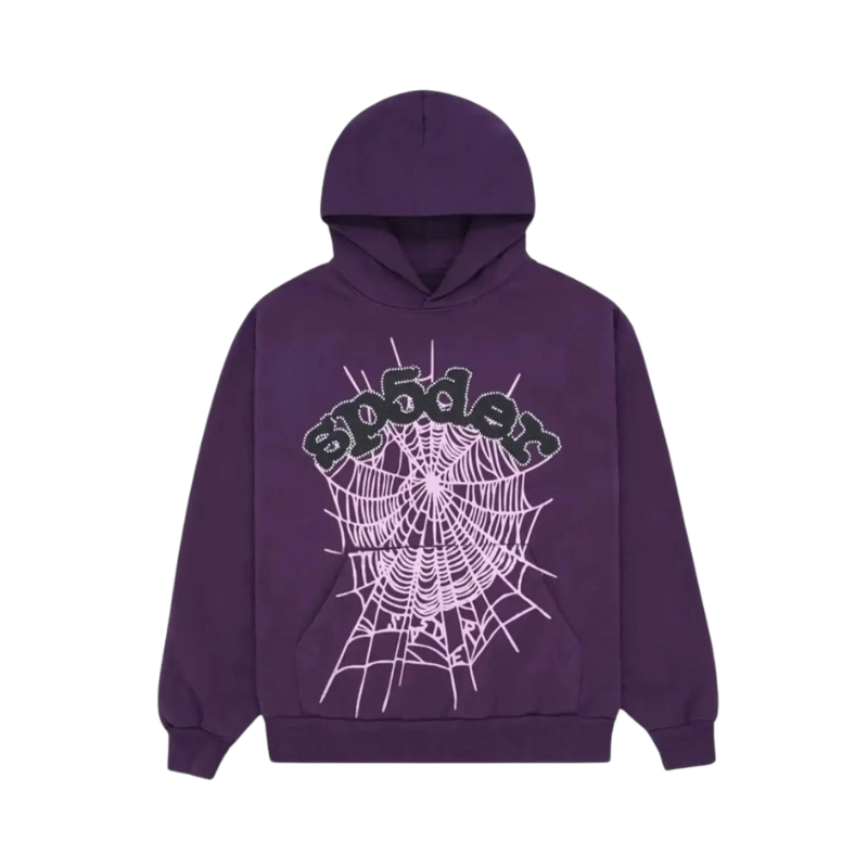 Sweat à capuche Websuit Violet | Spider