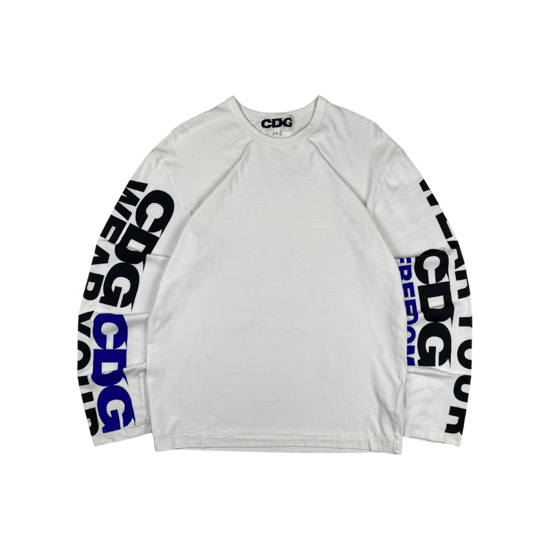 Longsleeve COMME DES GARÇONS White Blue