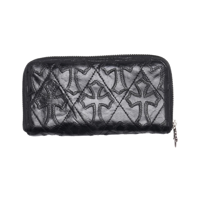 Wallet Black Full Patches | Chrome Hearts