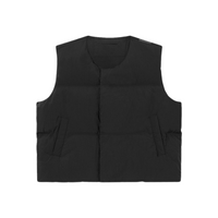 Puffer Cropped Black | Perplex