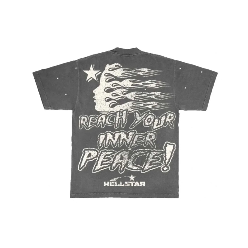 T-Shirt Hellstar Studios Inner Peace black