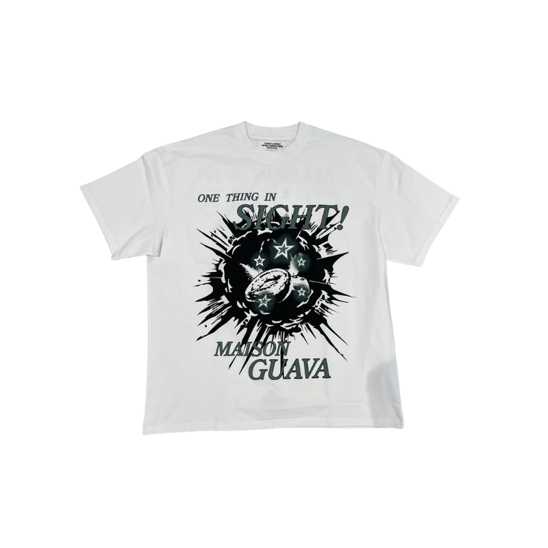 T-shirt MAISON GUAVA 'Maison De La Goyave' White