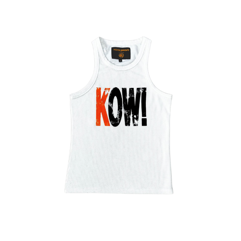 Tank Top White Red Black | Koolwave
