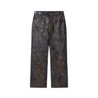 Leather Pants Black Embossed | Vale Lives
