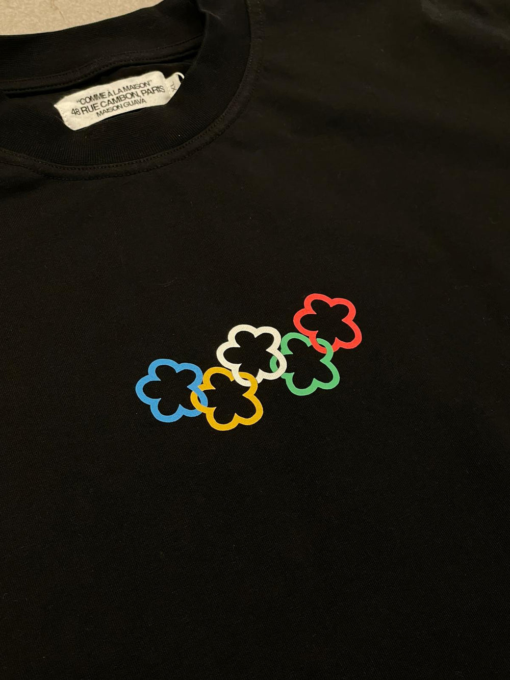 T-shirt MAISON GUAVA Olympics Black