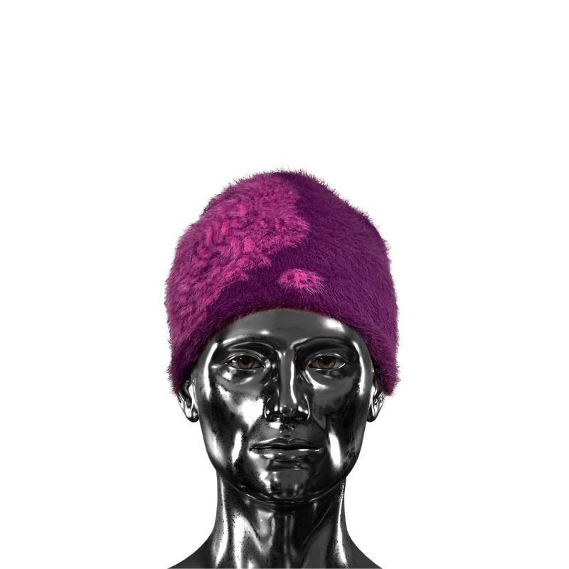 Beanie Mohair Beanie - Fuchsia | Pierre Bassene