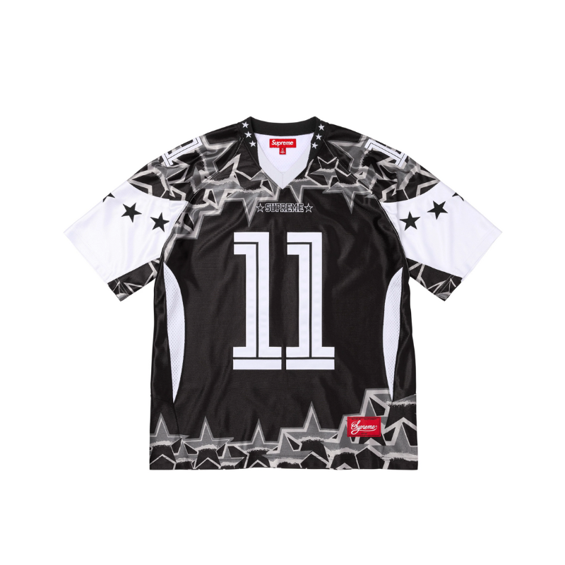 T-shirt Jersey Stars football black  | Supreme