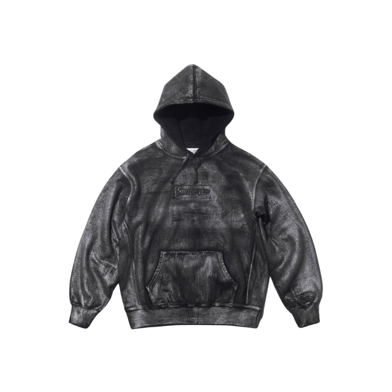 Supreme MM6 Maison Margiela Black Box Logo Hooded Sweatshirt