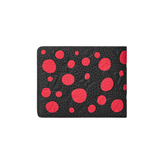 Wallet Kusama Black Leather Red Circles | Louis Vuitton