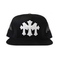 Cap Black Triple Cross White | Chrome Hearts