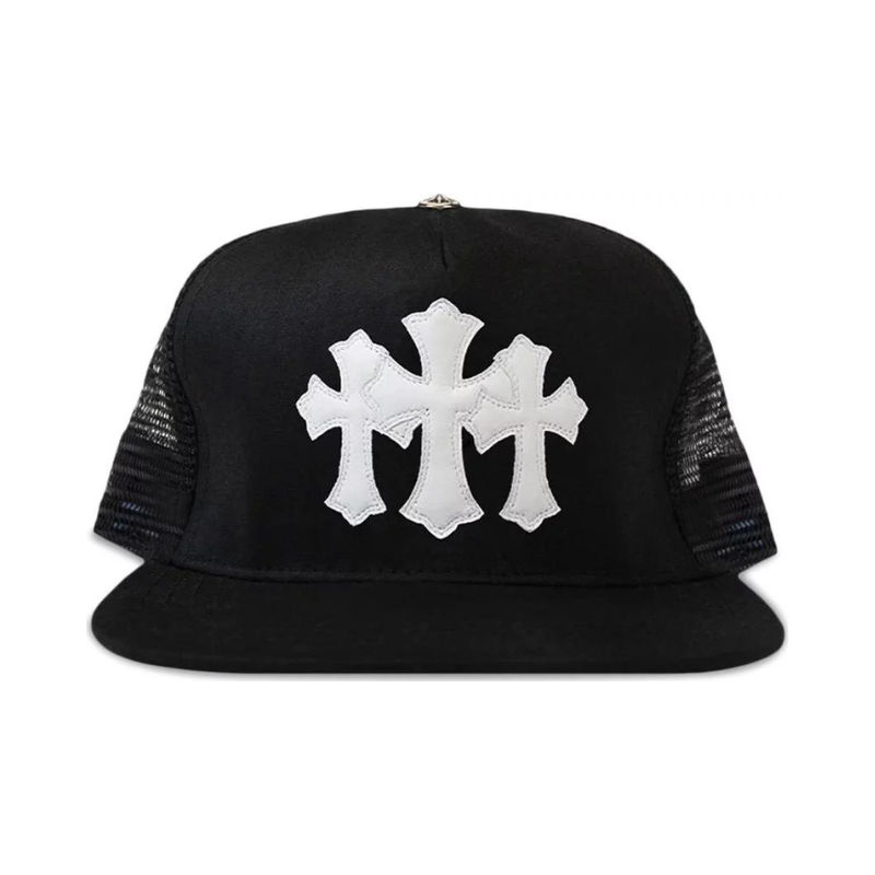 Cap Black Triple Cross White | Chrome Hearts