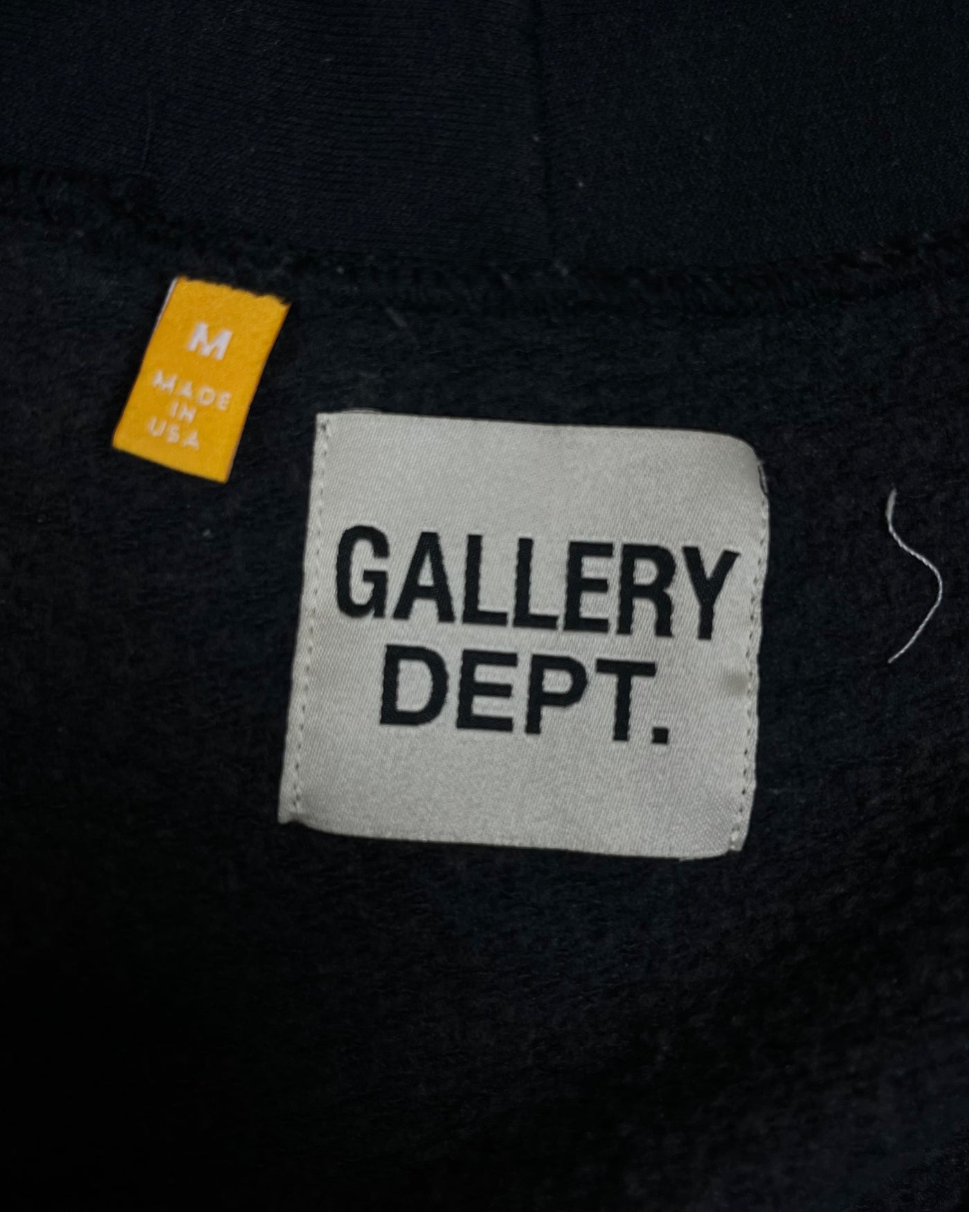 Gallery Dept Black Logo Hoodie