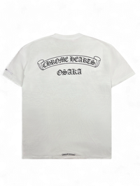 T-shirt Vertical Logo Osaka Exclusive White | Chrome Hearts