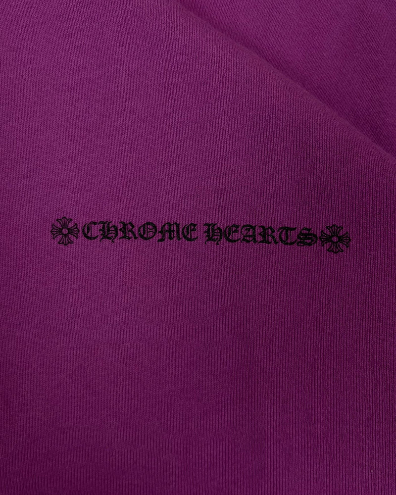 Chrome Hearts Matty Boy Purple Spider Web Crewneck