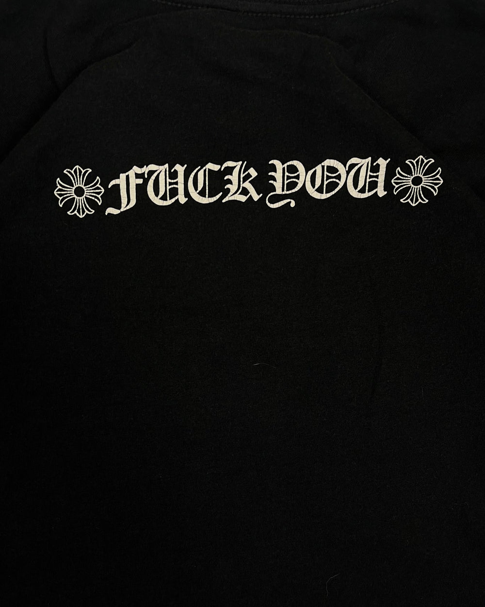 Chrome Hearts Black Fuck You Logo Tee