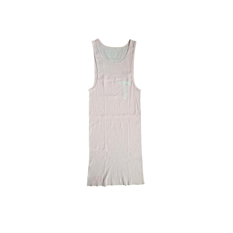 Tank Top T-Bar Cross Pink | Chrome Hearts, view 3