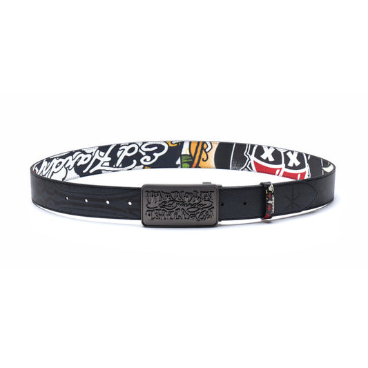 Belt Reversible UNKNOWN x ED HARDY x CHIEF KEEF