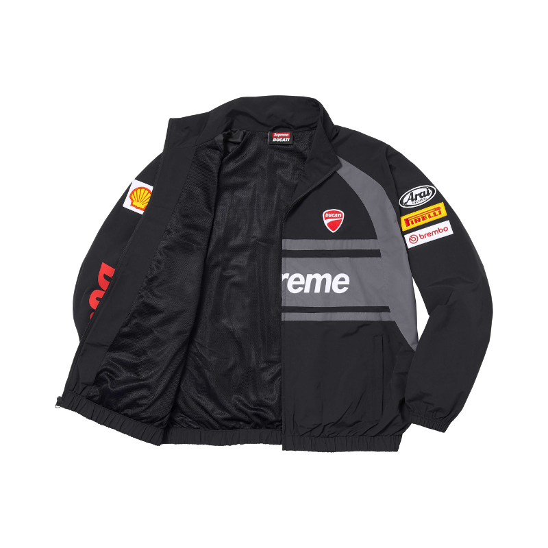 Supreme Ducati Track Jacket Black