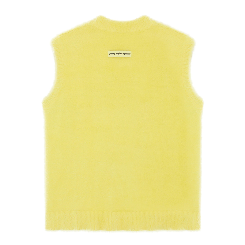 T-shirt Sleeveless Yellow | UNDEFINED