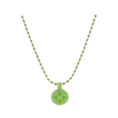 Necklace Crossball Silicone Green | Chrome Hearts