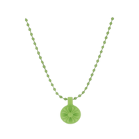 Necklace Crossball Silicone Green | Chrome Hearts