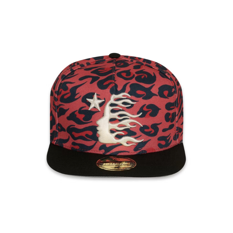 Cap HELLSTAR cheetah red