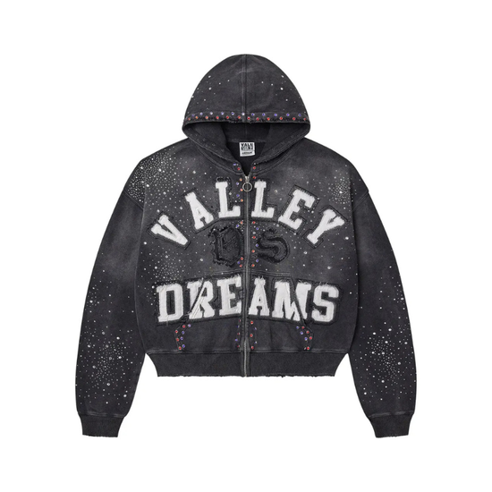 Zip Hoodie Rhinestones | Vale Lives