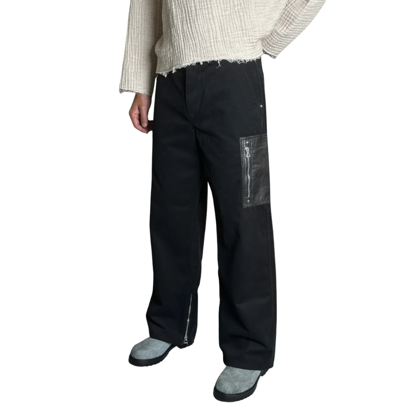 Cargo Pants Utility Obsidian Black | Reveur Lucide