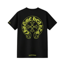 T-shirt Black Horseshoe Neon | Chrome Hearts