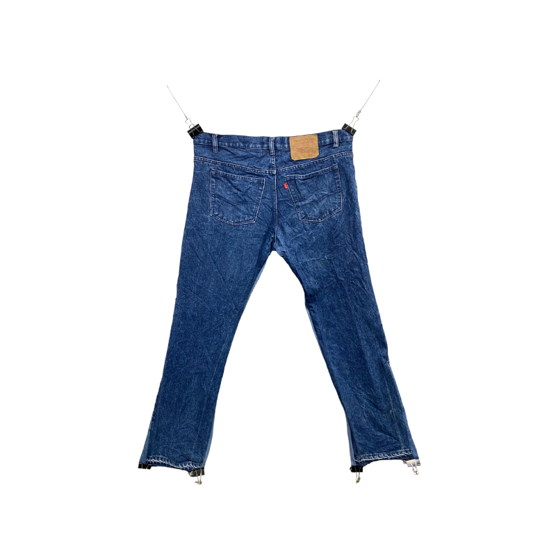 Jean CLUB D'ART SAUVAGE Levi's bleu foncé flared