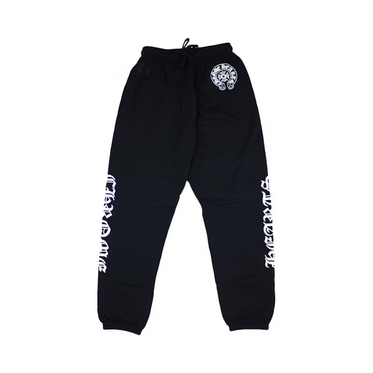 Chrome Hearts Horse Shoe Logo Sweatpants Black