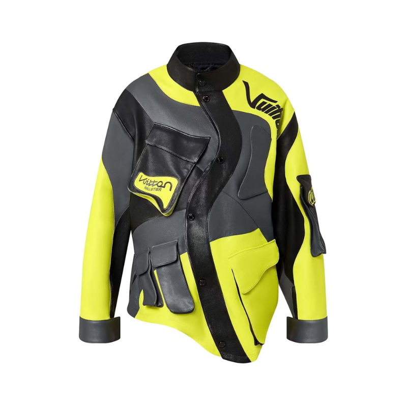 Jacket Distorted Motocycle Leather | Louis Vuitton