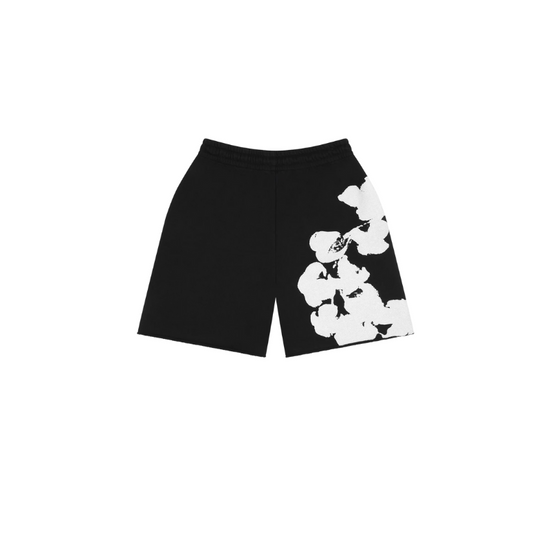 Shorts Jumbo Wreath Black | Denim Tears