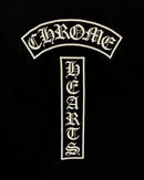 T-shirt Black Vertical Logo | Chrome Hearts