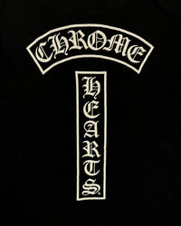 T-shirt Black Vertical Logo | Chrome Hearts