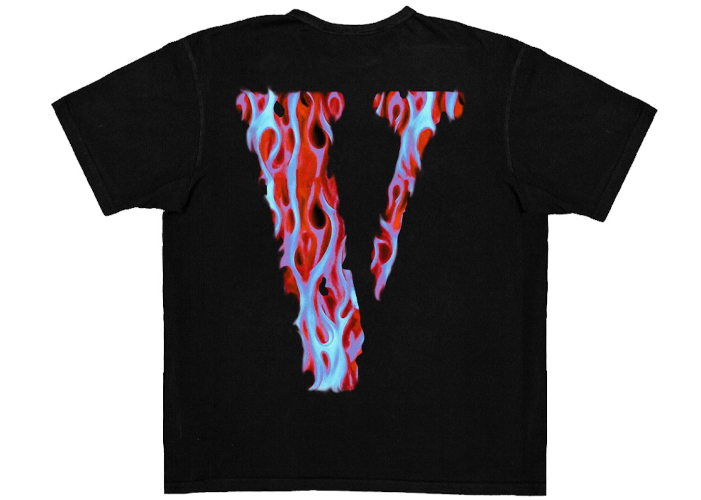 T-shirt Skully Rouge Flame | Vlone