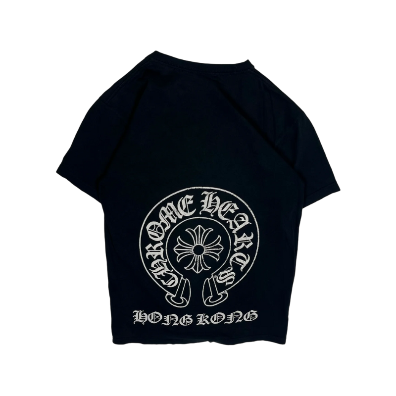 Chrome Hearts Black Hong Kong Logo Tee