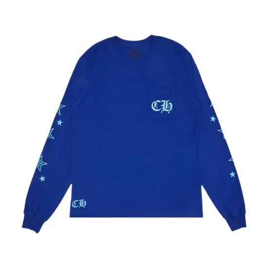 Longsleeve Blue Star | Chrome Hearts