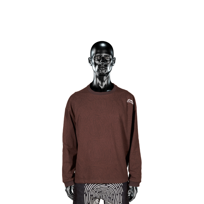 Longsleeve Longsleeve T-shirt - Brown Digital Camo℗ | Pierre Bassene