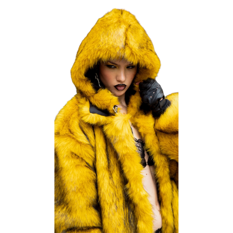 Faux Fur Jacket Beautiful Bipolar Disorder | Rashhiid