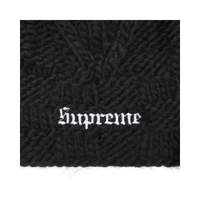 Bonnet en maille noire | Supreme