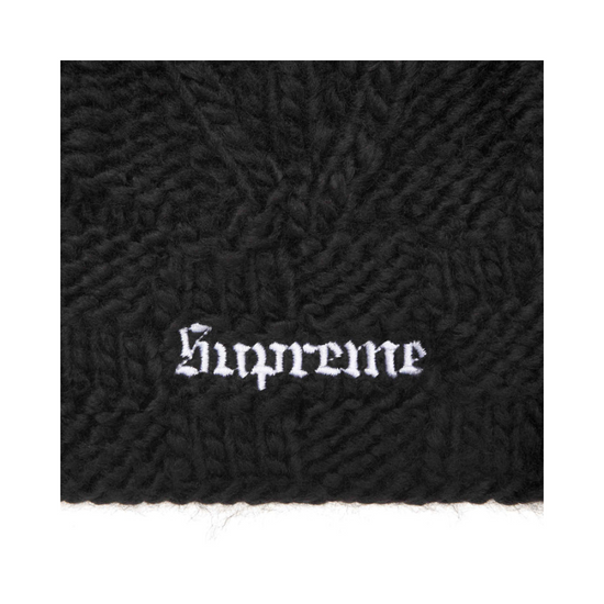 Beanie Block Knit Black  | Supreme