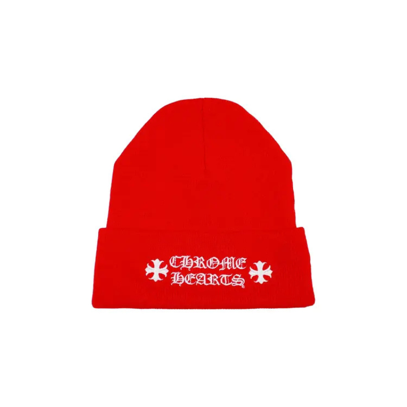 Beanie Red | Chrome Hearts